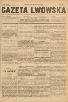 Gazeta Lwowska. 1909, nr 206
