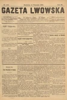 Gazeta Lwowska. 1909, nr 208