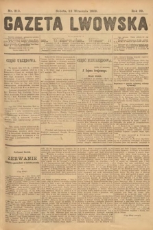 Gazeta Lwowska. 1909, nr 213
