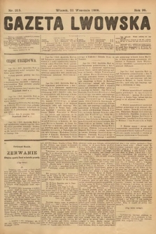 Gazeta Lwowska. 1909, nr 215