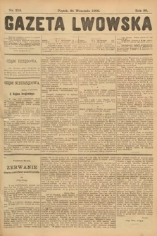 Gazeta Lwowska. 1909, nr 218