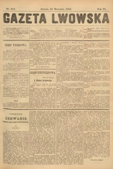 Gazeta Lwowska. 1909, nr 219