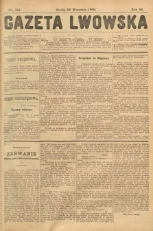 Gazeta Lwowska. 1909, nr 222