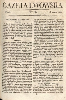 Gazeta Lwowska. 1833, nr 36