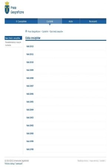 Prace Geograficzne. 1998-2000