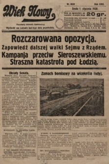 Wiek Nowy : popularny dziennik ilustrowany. 1930, nr 8559
