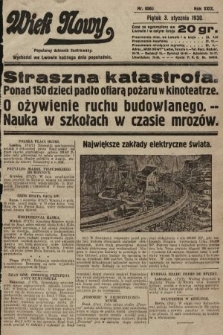 Wiek Nowy : popularny dziennik ilustrowany. 1930, nr 8560