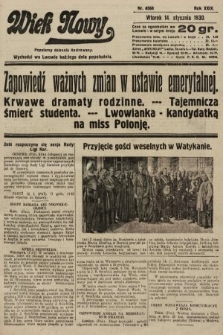 Wiek Nowy : popularny dziennik ilustrowany. 1930, nr 8568