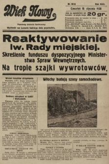 Wiek Nowy : popularny dziennik ilustrowany. 1930, nr 8570