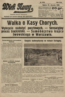 Wiek Nowy : popularny dziennik ilustrowany. 1930, nr 8578