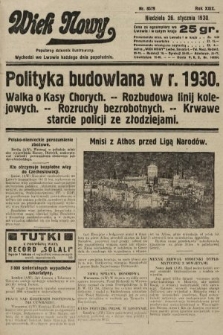 Wiek Nowy : popularny dziennik ilustrowany. 1930, nr 8579