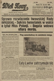 Wiek Nowy : popularny dziennik ilustrowany. 1930, nr 8580