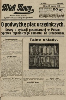 Wiek Nowy : popularny dziennik ilustrowany. 1930, nr 8583