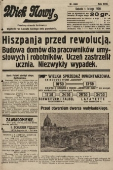 Wiek Nowy : popularny dziennik ilustrowany. 1930, nr 8584