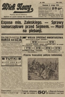 Wiek Nowy : popularny dziennik ilustrowany. 1930, nr 8585