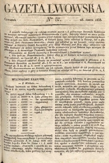 Gazeta Lwowska. 1833, nr 37