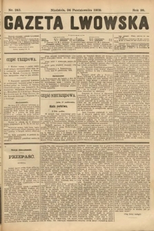 Gazeta Lwowska. 1909, nr 243