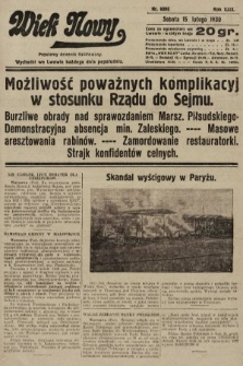 Wiek Nowy : popularny dziennik ilustrowany. 1930, nr 8596