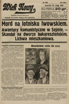 Wiek Nowy : popularny dziennik ilustrowany. 1930, nr 8600