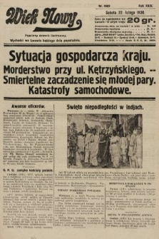 Wiek Nowy : popularny dziennik ilustrowany. 1930, nr 8602
