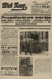 Wiek Nowy : popularny dziennik ilustrowany. 1930, nr 8603
