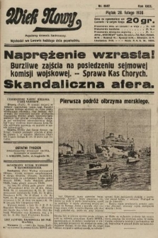 Wiek Nowy : popularny dziennik ilustrowany. 1930, nr 8607