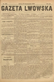 Gazeta Lwowska. 1909, nr 245