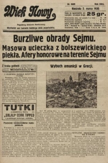Wiek Nowy : popularny dziennik ilustrowany. 1930, nr 8609
