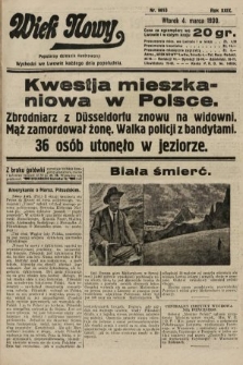 Wiek Nowy : popularny dziennik ilustrowany. 1930, nr 8610