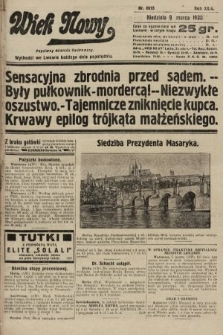 Wiek Nowy : popularny dziennik ilustrowany. 1930, nr 8615