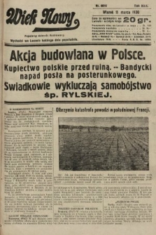 Wiek Nowy : popularny dziennik ilustrowany. 1930, nr 8616