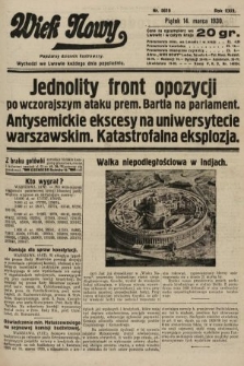 Wiek Nowy : popularny dziennik ilustrowany. 1930, nr 8619