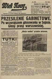 Wiek Nowy : popularny dziennik ilustrowany. 1930, nr 8621