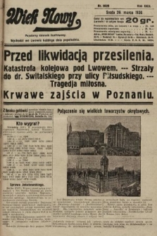 Wiek Nowy : popularny dziennik ilustrowany. 1930, nr 8629