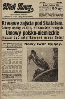Wiek Nowy : popularny dziennik ilustrowany. 1930, nr 8635