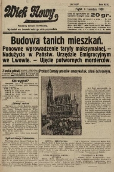 Wiek Nowy : popularny dziennik ilustrowany. 1930, nr 8637