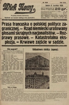 Wiek Nowy : popularny dziennik ilustrowany. 1930, nr 8638