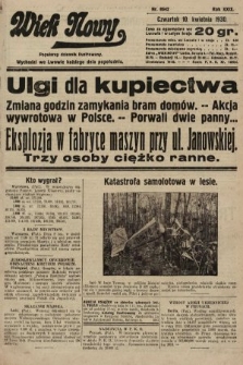 Wiek Nowy : popularny dziennik ilustrowany. 1930, nr 8642