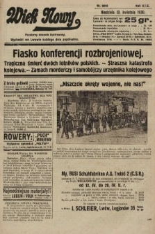 Wiek Nowy : popularny dziennik ilustrowany. 1930, nr 8645