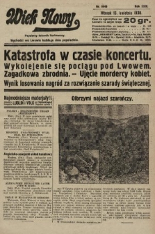 Wiek Nowy : popularny dziennik ilustrowany. 1930, nr 8646