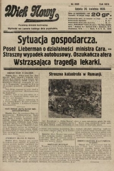 Wiek Nowy : popularny dziennik ilustrowany. 1930, nr 8655