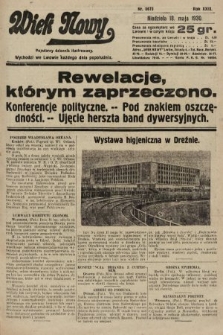 Wiek Nowy : popularny dziennik ilustrowany. 1930, nr 8673