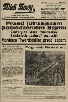 Wiek Nowy : popularny dziennik ilustrowany. 1930, nr 8677