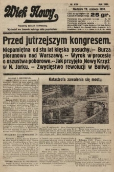 Wiek Nowy : popularny dziennik ilustrowany. 1930, nr 8706