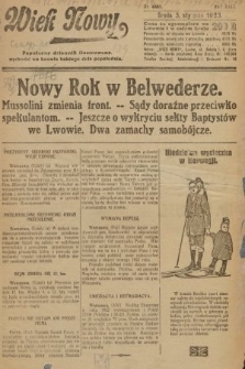 Wiek Nowy : popularny dziennik ilustrowany. 1923, nr 6461