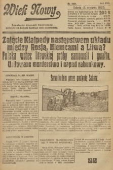 Wiek Nowy : popularny dziennik ilustrowany. 1923, nr 6469