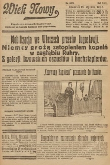 Wiek Nowy : popularny dziennik ilustrowany. 1923, nr 6473