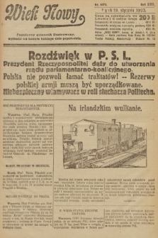 Wiek Nowy : popularny dziennik ilustrowany. 1923, nr 6474