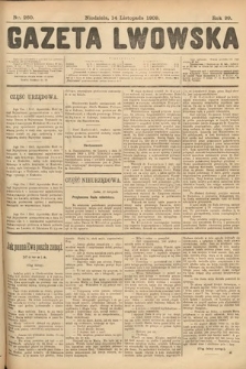 Gazeta Lwowska. 1909, nr 260