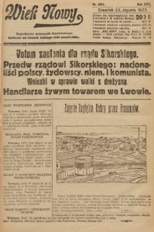 Wiek Nowy : popularny dziennik ilustrowany. 1923, nr 6479